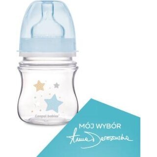 Butelka antykolkowa 120ml EasyStart Newborn baby 0m+ niebieskie gwiazdki 35/216_blue