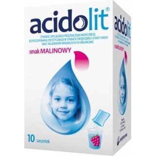 Acidolit elektrolity smak malinowy 10 saszetek