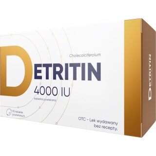 Detritin witamina D 4000j.m. 90 tabletek