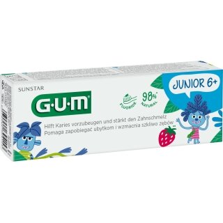 GUM Junior Pasta do zębów dla dzieci junior 6+ 50 ml