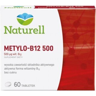 NATURELL Witamina Metylo B12 500 60 tabletek
