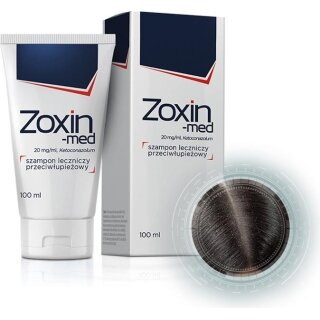 Zoxin-med szampon przeciwłupieżowy leczniczy 100ml