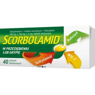 Scorbolamid 40 tabletek