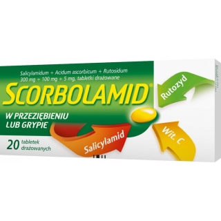 Scorbolamid 20 tabletek