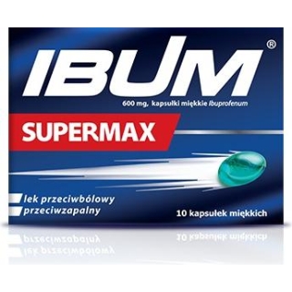 Ibum Supermax 0,6g 10 kapsułek