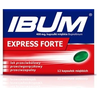 Ibum Express Forte 0,4 g 12 kapsułek