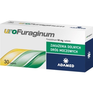 Urofuraginum 0,05 g 30 tabletek