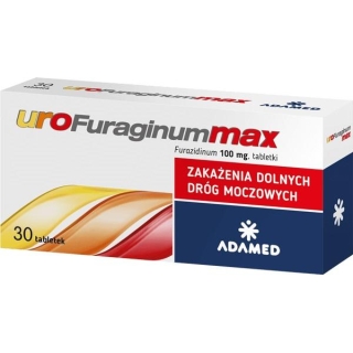 UroFuraginum Max  0,1 g 30 tabletek