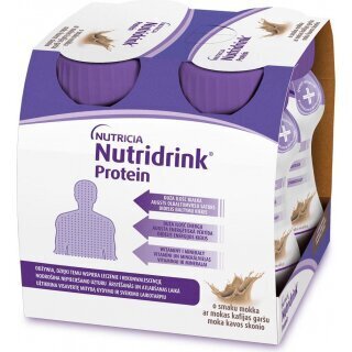 Nutridrink Protein smak mokka 4  butelki po 125 ml