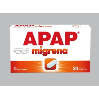 Apap Migrena 20 tabletek powlekanych