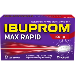 Ibuprom MAX Rapid 400mg 24 tabletki powlekane