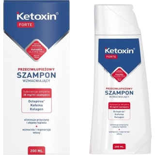 KETOXIN Forte szampon przeciwłupieżowy wzmacniający 200ml