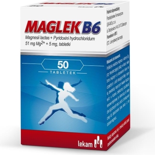 Maglek B6 51mgMg+5mgVit.B6 50 tabletek
