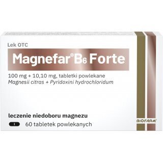 Magnefar B6 Forte 60 tabletek