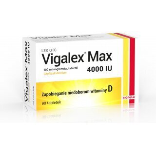 Vigalex Max witamina D 4000j. 90 tabletek