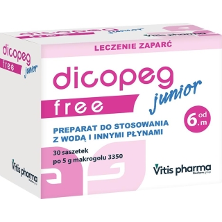 Dicopeg Junior Free proszek do sporządzania zawiesiny doustnej 14 saszetek