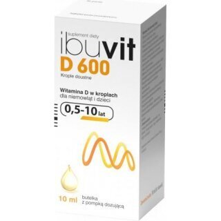 Ibuvit D witamina D 600j. krople doustne 10 ml