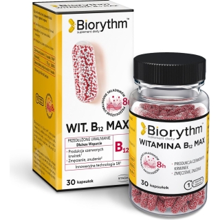 Biorythm Witamina B12 Max 30 kapsułek