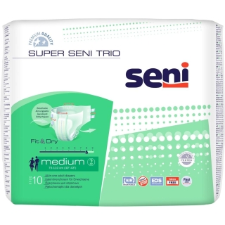 Pieluchomajtki SUPER SENI TRIO AIR M dla dorosłych 10 sztuk