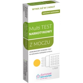 Multi Test do wykrywania narkotyków w moczu 1 test
