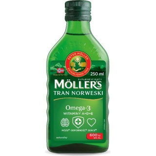 Mollers Tran Norweski naturalny płyn 250 ml