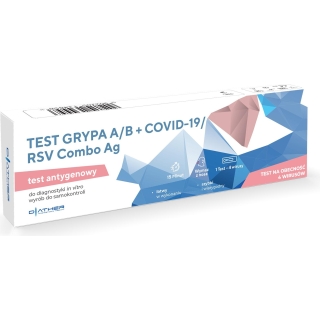 Test Grypa A/B + COVID-19/RSV Combo Ag 1sztuka