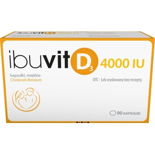 Ibuvit D3 witamina D 4000 IU 90 kapsułki miękkie