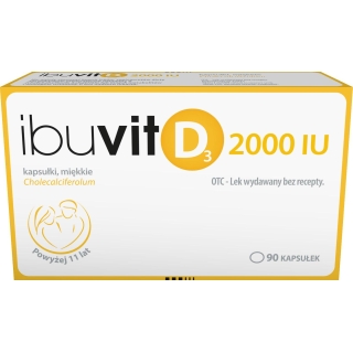 Ibuvit D3 witamina D 2000 IU 90 kapsułki miękkie