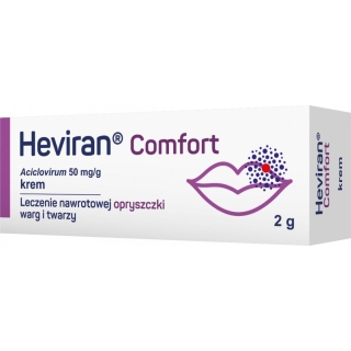 Heviran Comfort krem 50 mg/g 2 g