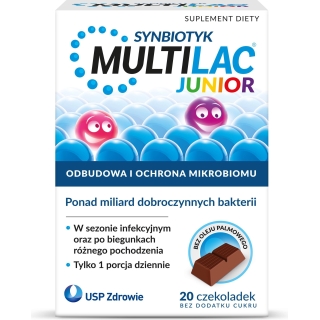 Multilac Junior czekoladka 20 sztuk