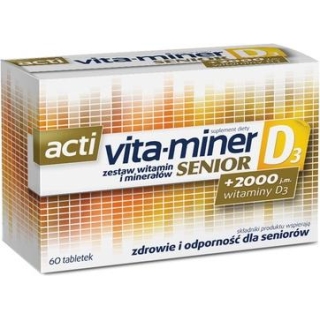 Acti Vita-miner Senior D3 60 tabletek