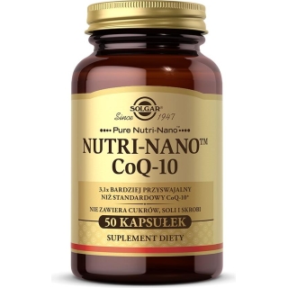 SOLGAR Nutri-Nano Coq-10 KOEenzym q10 50 kapsułek