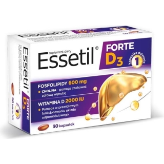 Essetil Forte D3 30 kapsułek