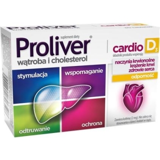 Proliver Cardio D3 30 tabletek