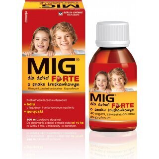 MIG Forte dla dzieci o smaku truskawkowym 40mg/ml 100 ml