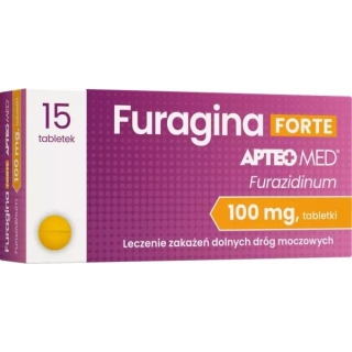 Furagina Forte Apteo Med 100mg 15 tabletek