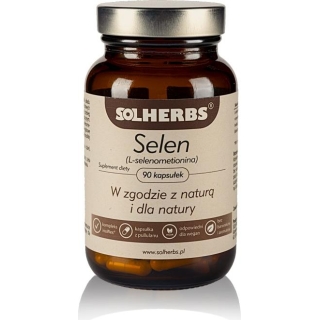SOLHERBS Selen L-selenometionin 90 kapsułek