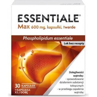 Essentiale Max 600 mg 30 kapsułek