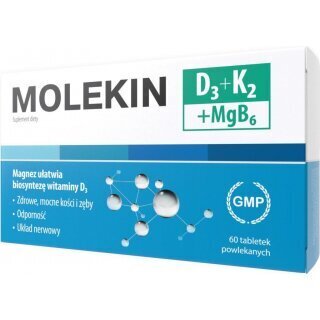 Molekin D3 + K2 + MgB6 60 tabletek