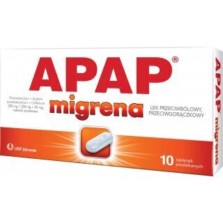 Apap Migrena 10 tabletek powlekanych