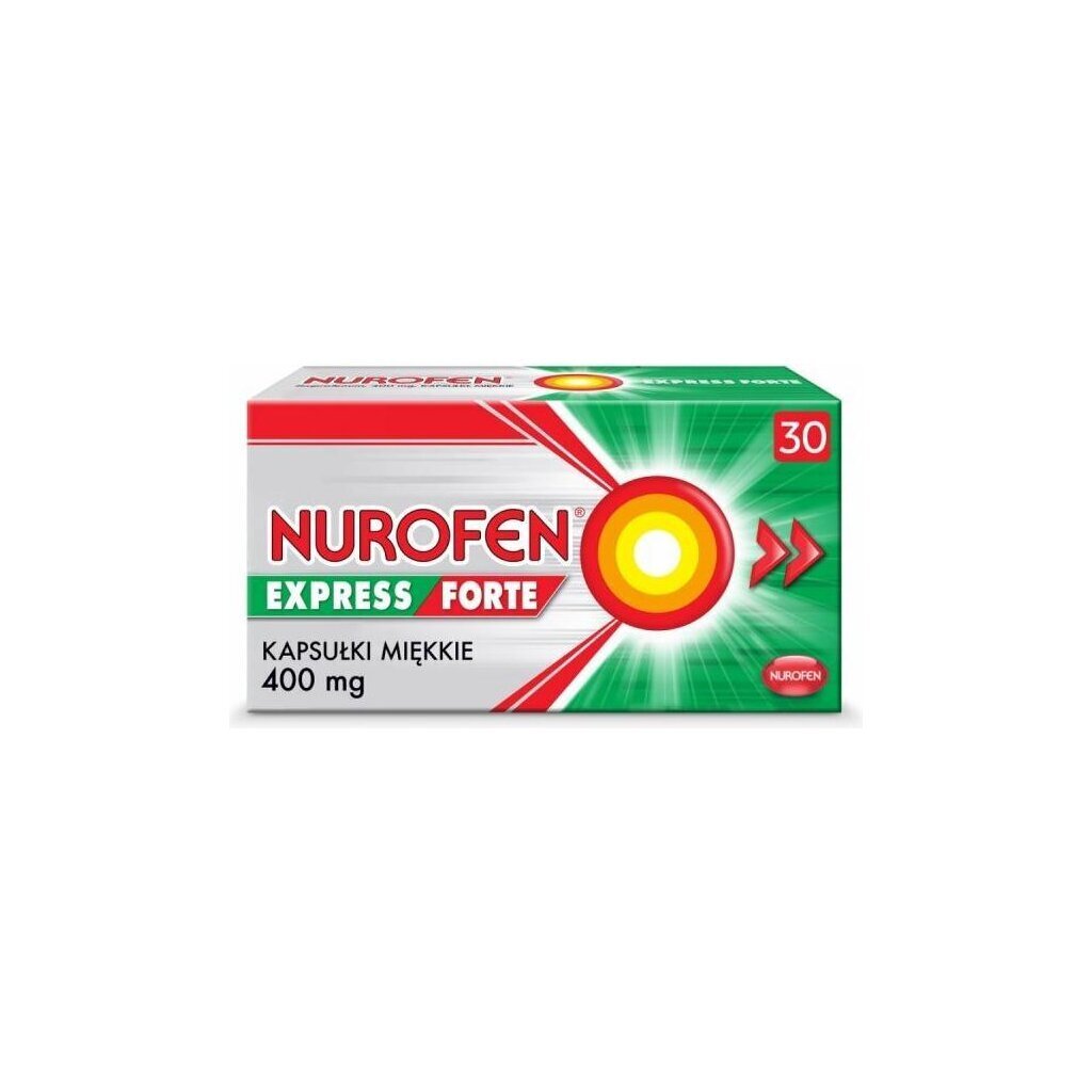 Nurofen Express Forte: Lek przeciwbólowy | Apteka-zdrowie.com.pl