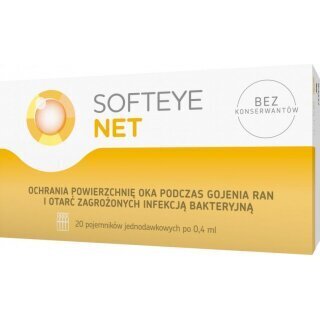Softeye Net netylmycyna 0,3% 20 pojemników po 0,4 ml
