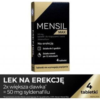 Mensil Max 50mg 4 tabletki