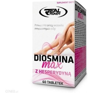 Diosmina max z hesperydyną Real Pharm 60 tabletek
