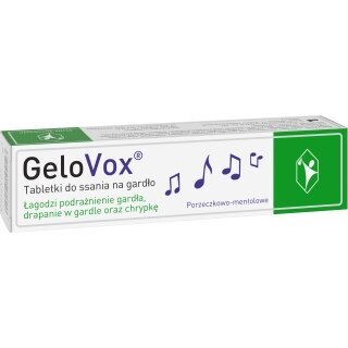 GeloVox porzeczkowo mentolowe 20 tabletek do ssania