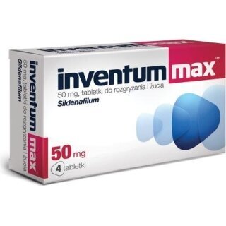 Inventum Max 0,05g 4 tabletki do rozgryzania i żucia