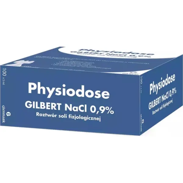 0.9% Roztwór soli fizjologicznej Gilbert Physiodose NaCl 100 ampułek