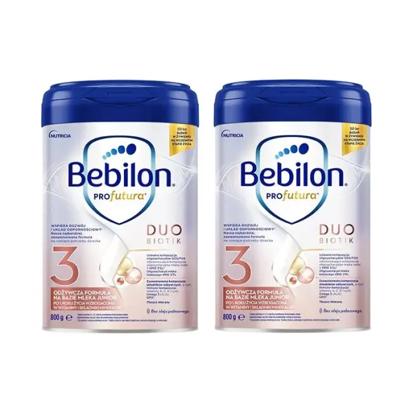 2 x Bebilon Profutura DUO BIOTIK 3 proszek 800g