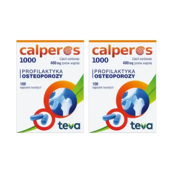 2 x Calperos 1000, 100 kapsułek