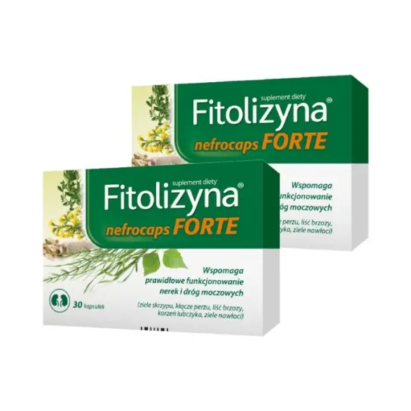 2 x FITOLIZYNA nefrocaps Forte, na nerki, 30 kapsułek